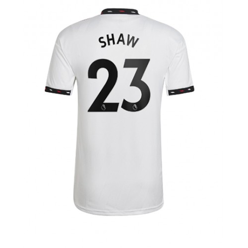 Manchester United Luke Shaw #23 Bortedrakt 2022-23 Kortermet Manchester United Luke Shaw #23 Bortedrakt 2022-23 Kortermet